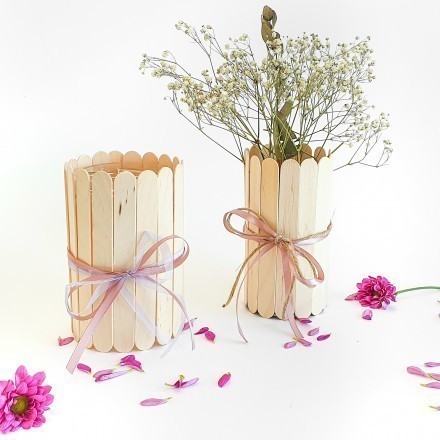 DIY Upcycling-Vase für Muttertag