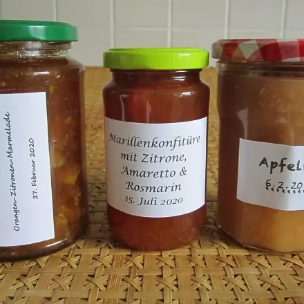 Wasserlösliche Einmachetiketten selber herstellen