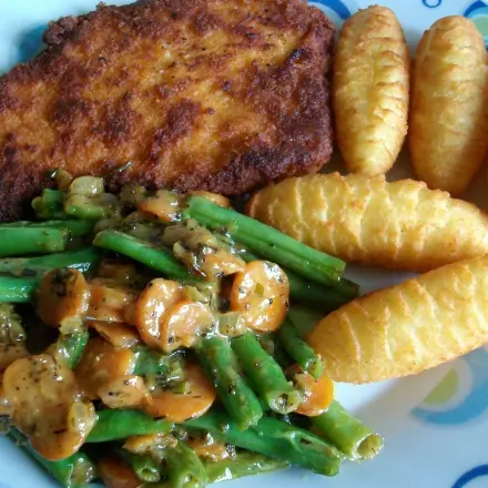 Karotten-Bohnen-Gemüse