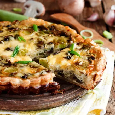 Champignon-Lauch-Quiche