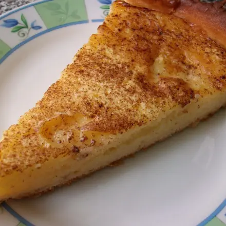 Omas Griesskuchen mit Hefeteig