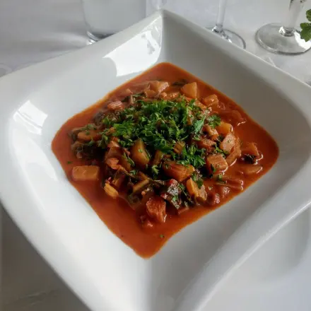 Würzige Mangoldsuppe