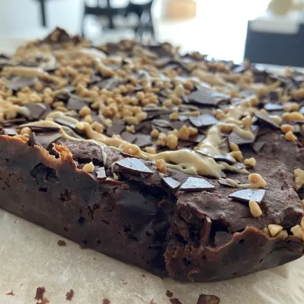 Gesunde Espresso-Brownies mit Kidneybohnen