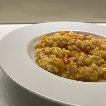 Cremiges Kürbisrisotto