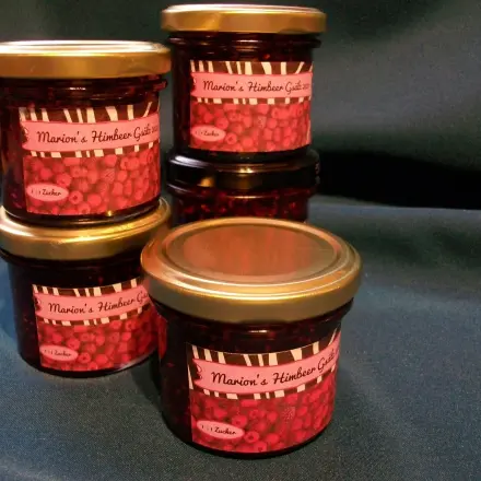 Himbeerkonfitüre mit 1:1 Zucker