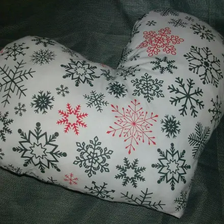 Deko-Herzkissen nähen