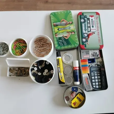 Ordnen und Sammeln von Kleinigkeiten