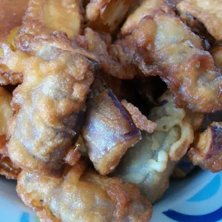 Frittierte Japanische Auberginen
