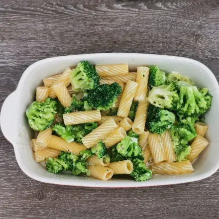 Tortiglioni mit Brokkoli-Sahne-Soße