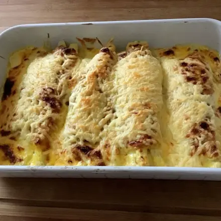 Spargel im Schlafrock