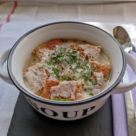 Französische Zwiebelsuppe - einfaches Rezept