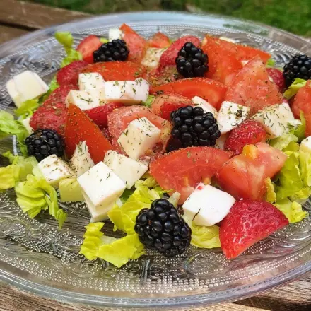 Fruchtiger Salat aus Resten