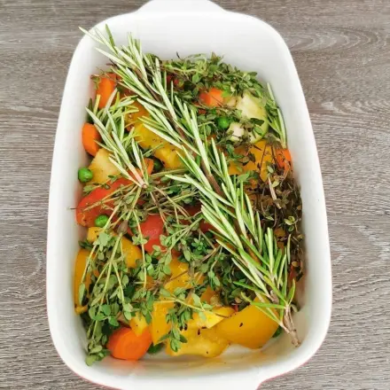 Italienisches Ofengemüse aus Resten