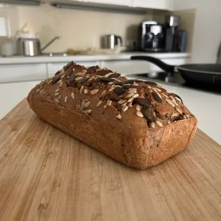 Knuspriges Roggenvollkorn-Sauerteigbrot wie vom Bäcker