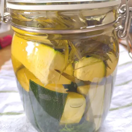 Zucchini einlegen