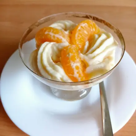 Mandarinen-Sahne-Pudding