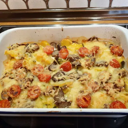 Resteessen: Bratwurst-Gratin