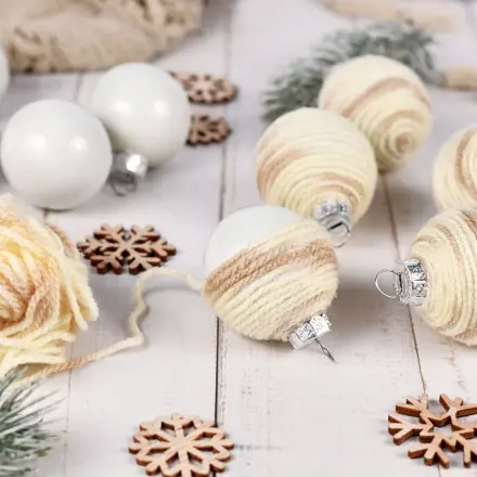 Weihnachtskugel-DIY - Upcycling zu Weihnachten