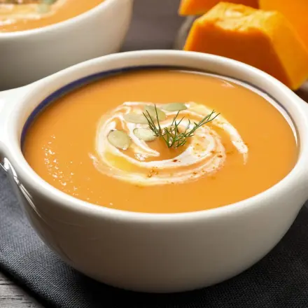 Kürbiscremesuppe mit nur 5 Zutaten