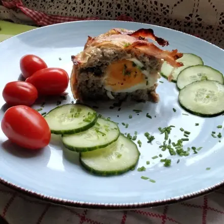 Hackfleischtorte ohne Teig - mit einer Überraschung