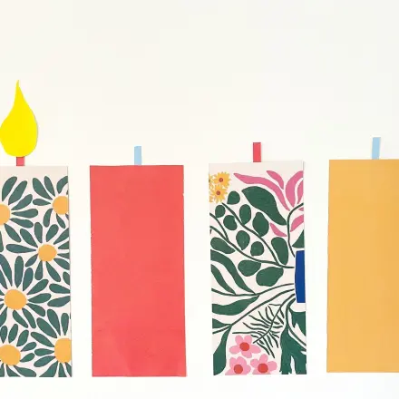 Brandsicheres Adventsgesteck für Kleinkinder