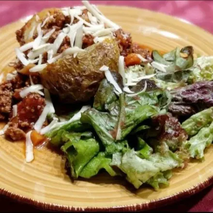 Bolognese und Backkartoffeln aus dem Multikocher