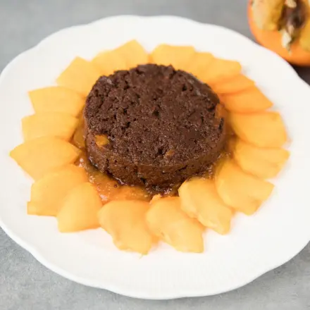 Kaki-Schokopudding (vegan)