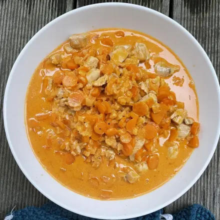 Sherry-Aprikosen-Sauce mit Huhn