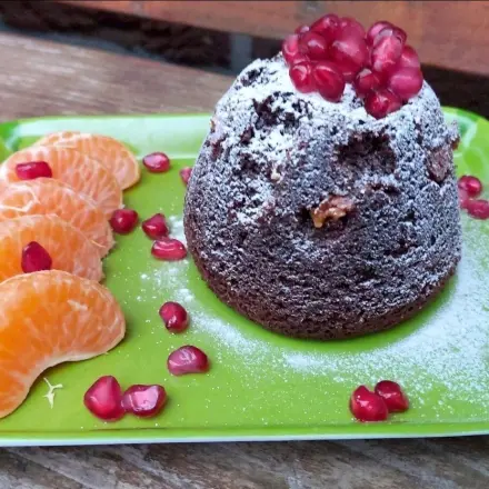 Schokoladenkuchen aus der Heißluftfritteuse