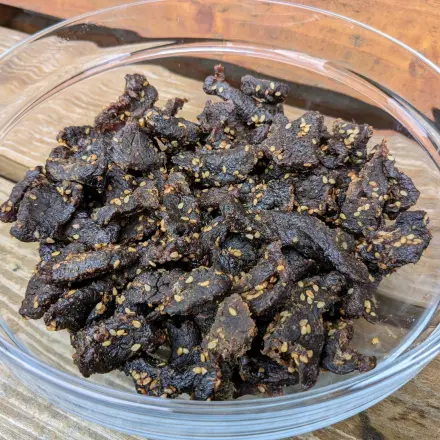 Beef Jerky selber machen in der Heißluftfritteuse