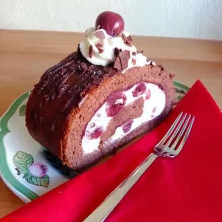 Biskuitrolle Schwarzwälder Art