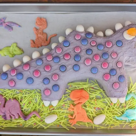 Dino Kuchen aus der Springform