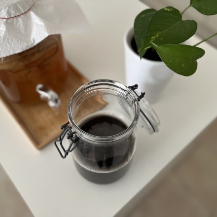 Koffucha - so machst du Kaffee Kombucha