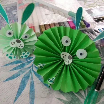 DIY - Osterhasen aus Papier basteln