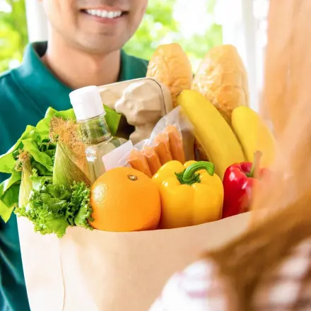 Zutaten nach Hause liefern lassen mit dem Rewe-Button