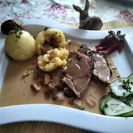 Putenoberkeule in Rahmsoße