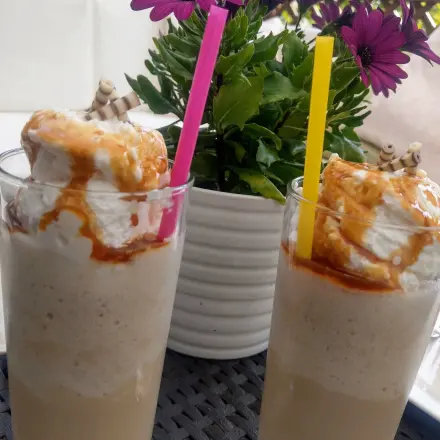 Frappuccino mit Karamel