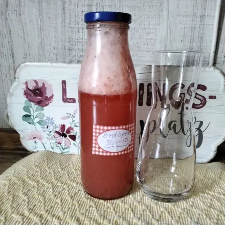 Erdbeersirup - selber machen