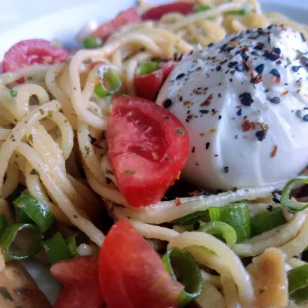 Pasta mit Burrata - schnelles Abendessen
