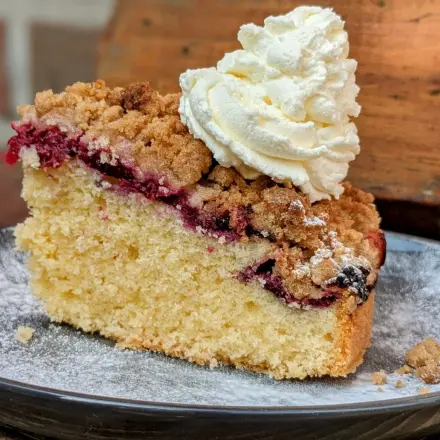 Zwetschgenkuchen in der Heißluftfritteuse