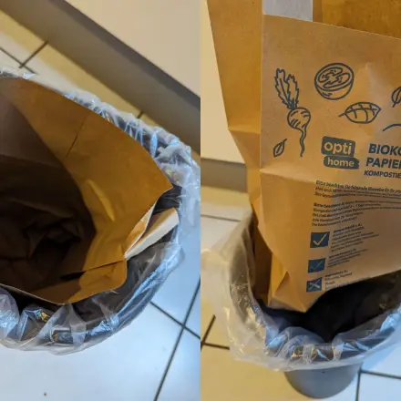 Komposteimer mit Doppelschutz-Trick nie wieder reinigen