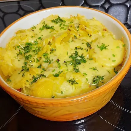 Leckeres Kartoffelgratin