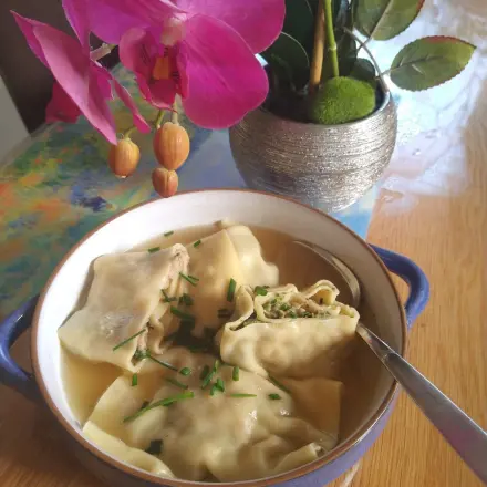 Selbstgemachte Maultaschen
