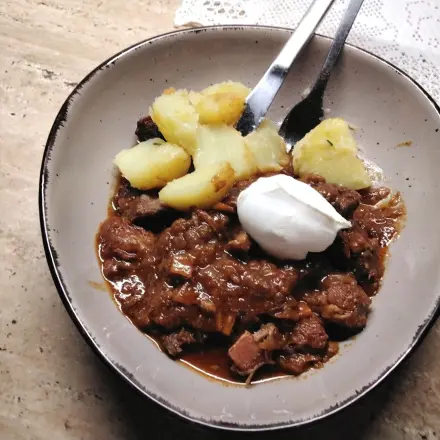 Szegediner Gulasch auf Vorrat kochen