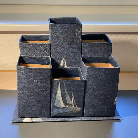 Organizer für Stifte oder Pinsel basteln