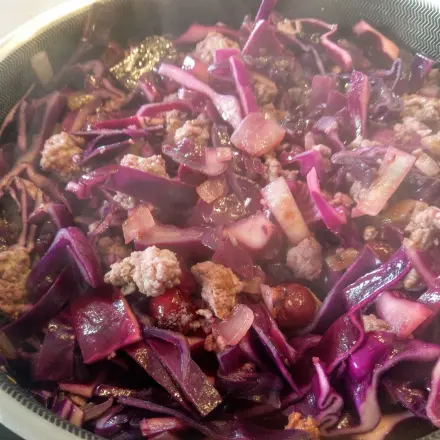 Rotkohlpfanne
