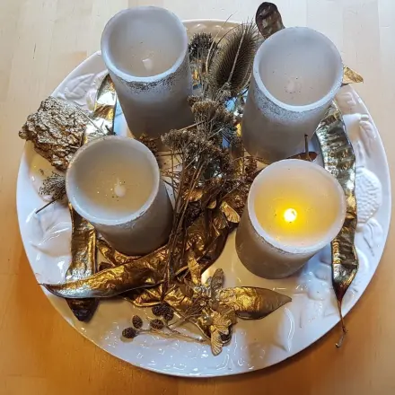 Einfache Weihnachtsdeko aus Naturmaterialien