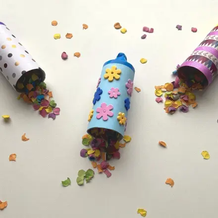 Konfettikanone selber basteln – einfache DIY-Anleitung
