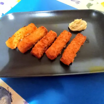 Fischstäbchen in der Heißluftfritteuse