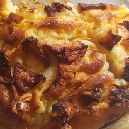 Apfelkuchen aus der Heißluftfritteuse - super einfach und saftig